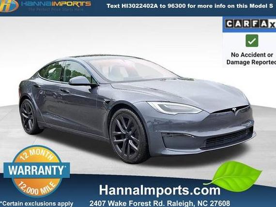 TESLA MODEL S 2021 5YJSA1E62MF431567 image